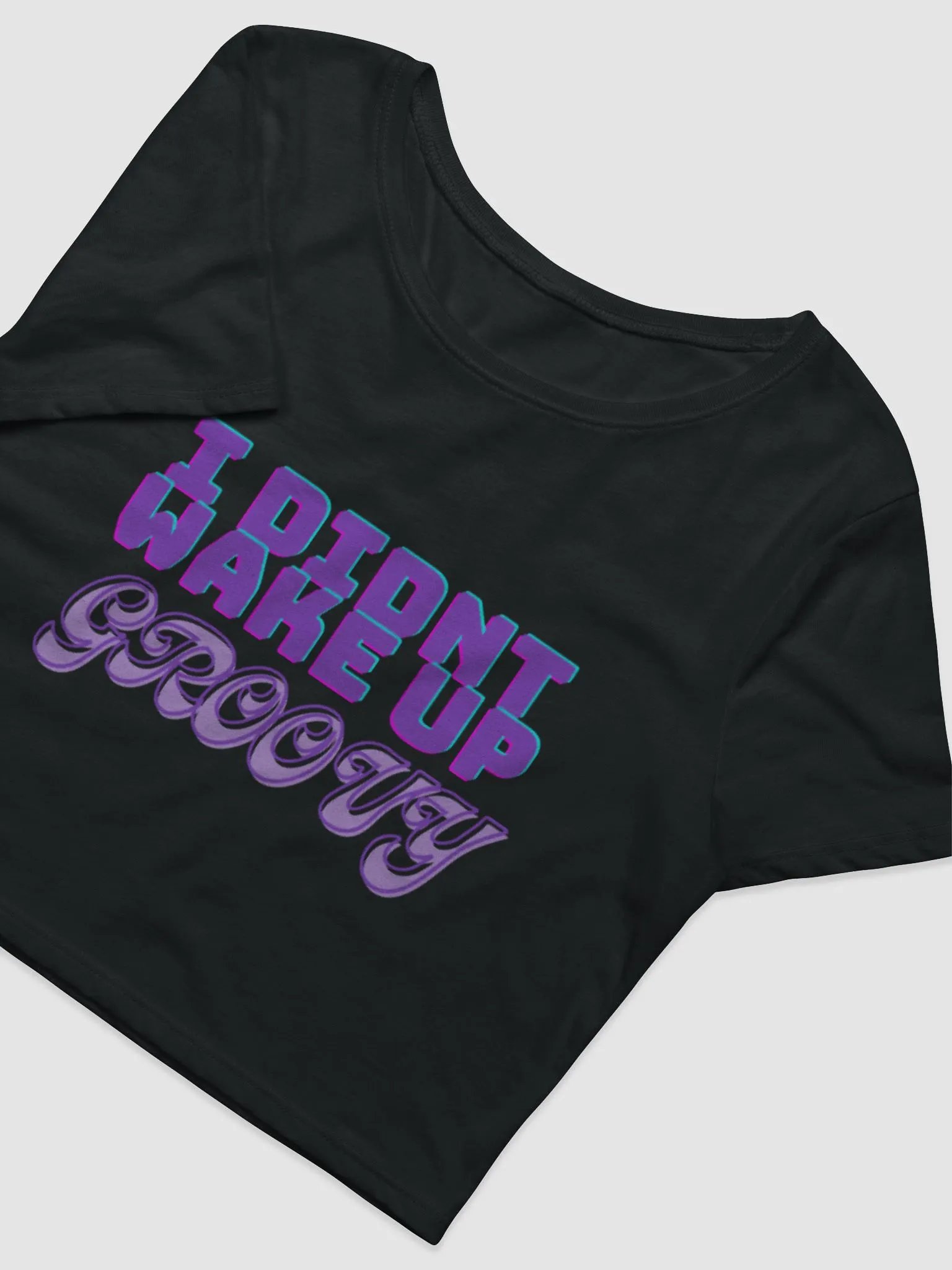 I didn't wake up groovy Crop Top product image (5)