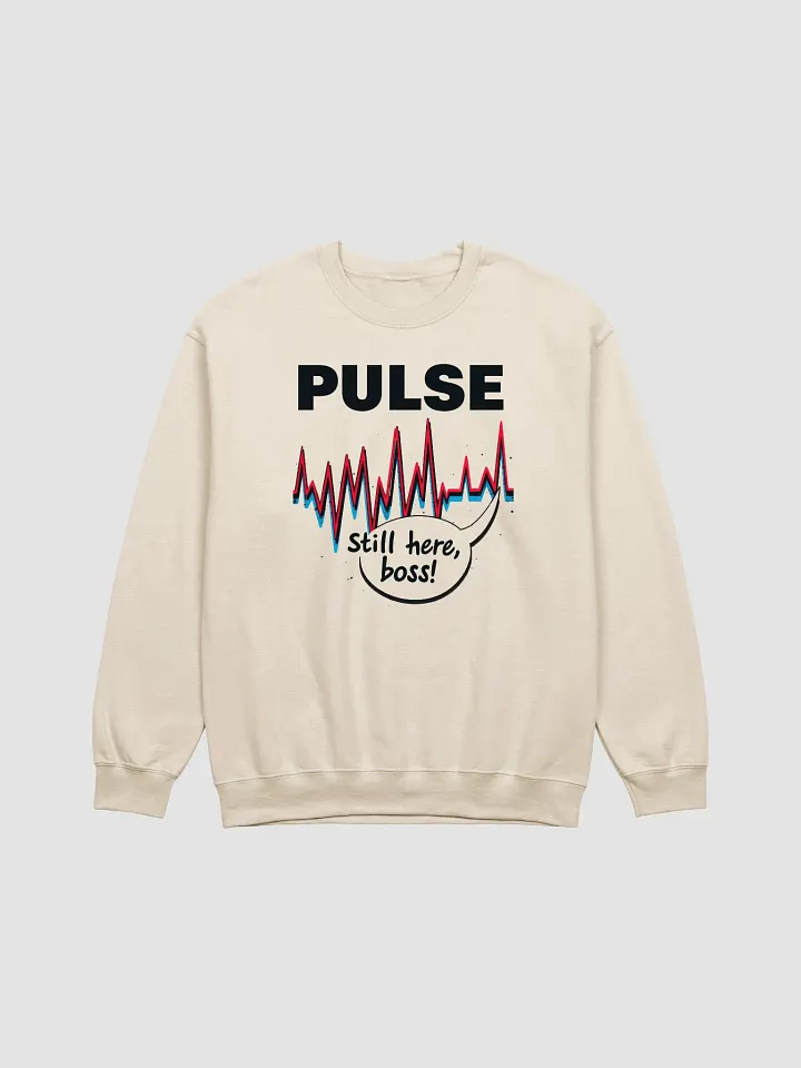 PULSE EKG Speech Bubble Crewneck Sweatshirt product image (2)