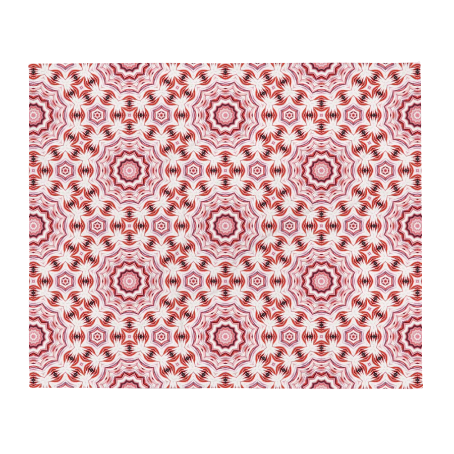 Red Kaleidoscope Throw Blanket product image (2)