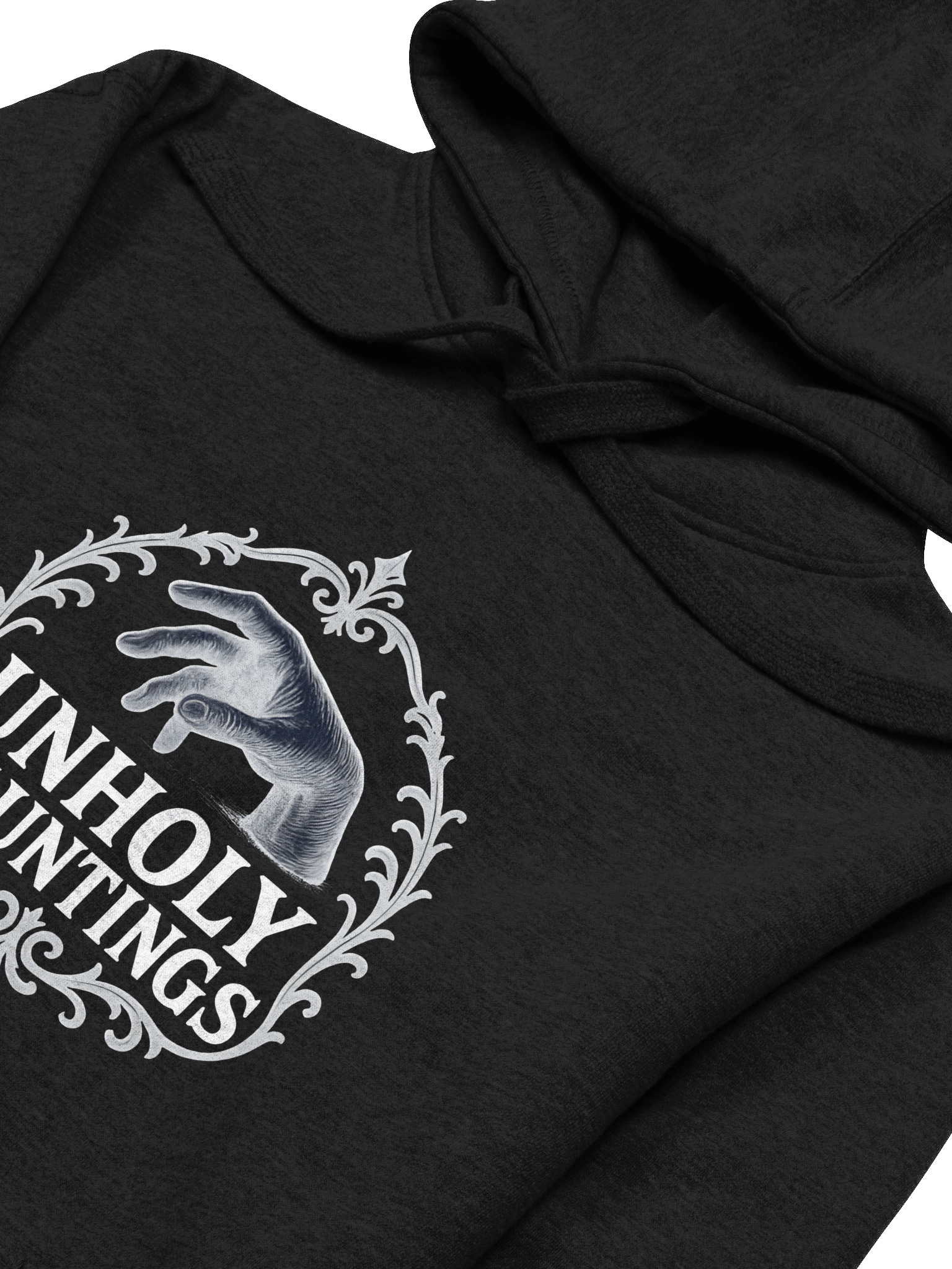 Unholy Hauntings Thing Black Hoodie product image (3)