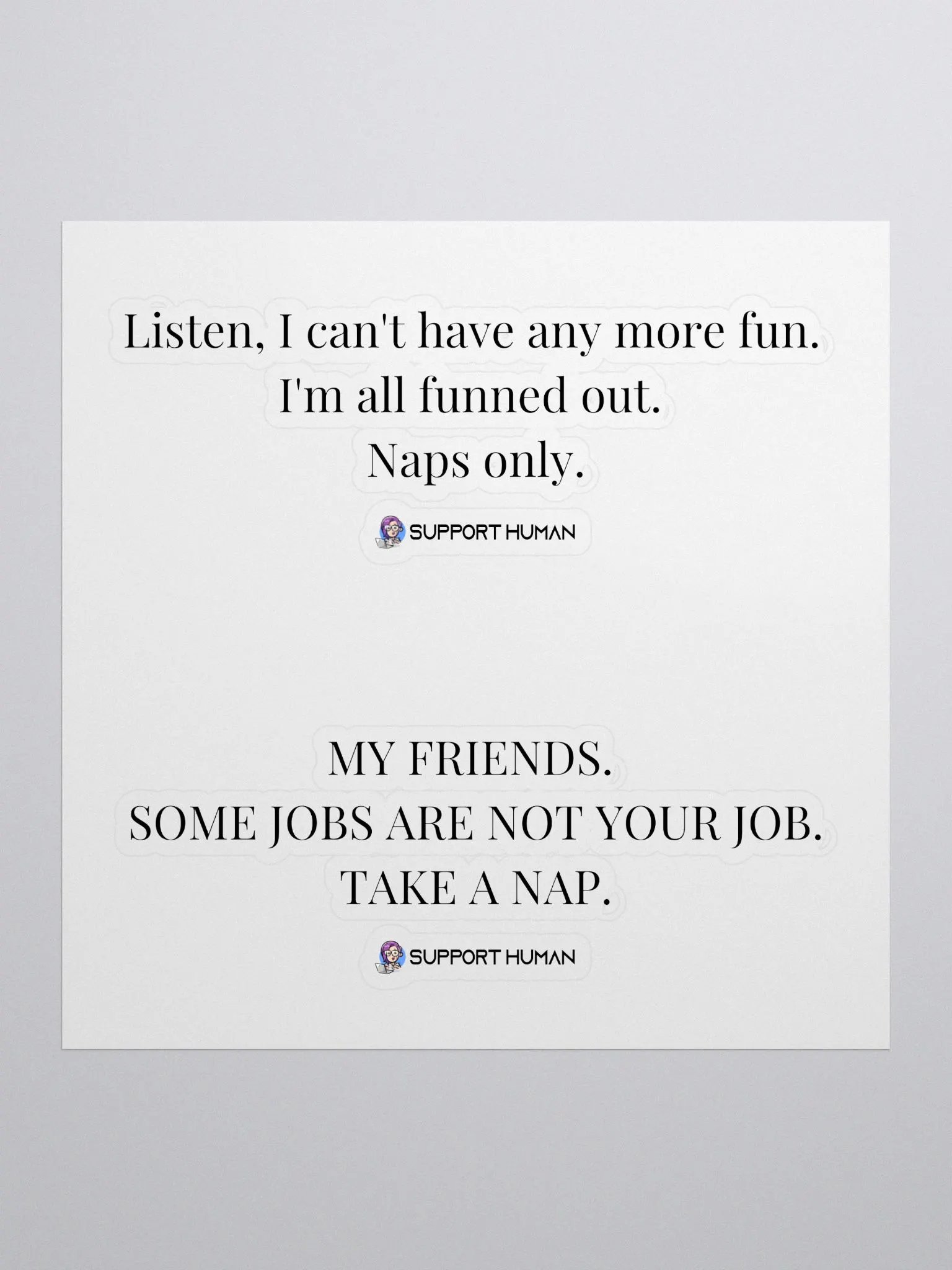 Best of BJB Stickers: Take a Nap product image (1)