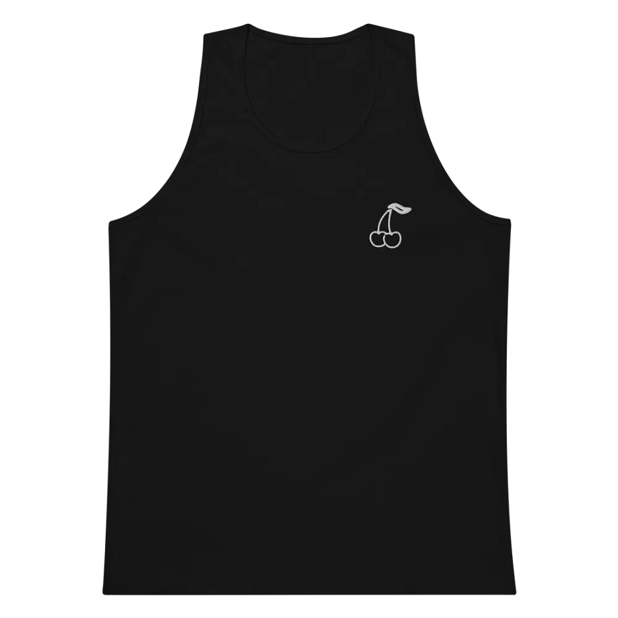 Cdog Spins Cherries Tank Black/White Embroided product image (5)