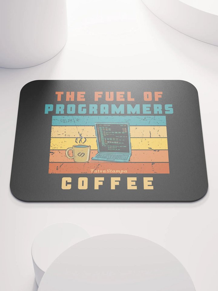 Retro Programmer's Fuel Mouse Pad product image (1)