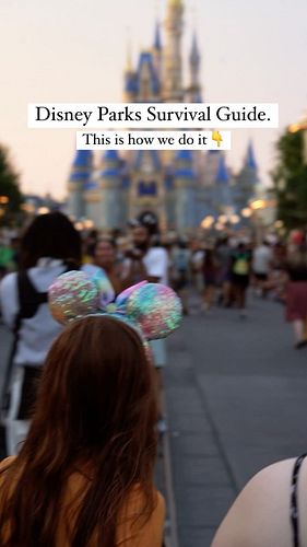 We travel to Disney with 4 kids! Here is what we do to survive the parks😅. 

Stick around for the last tip

First and foremos...