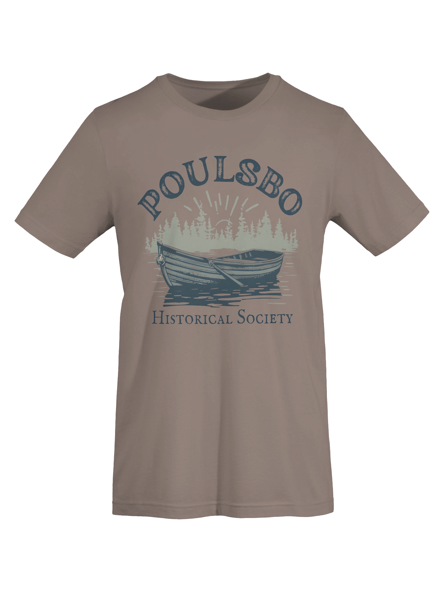 Poulsbo Historical Society Rowboat T-Shirt product image (7)