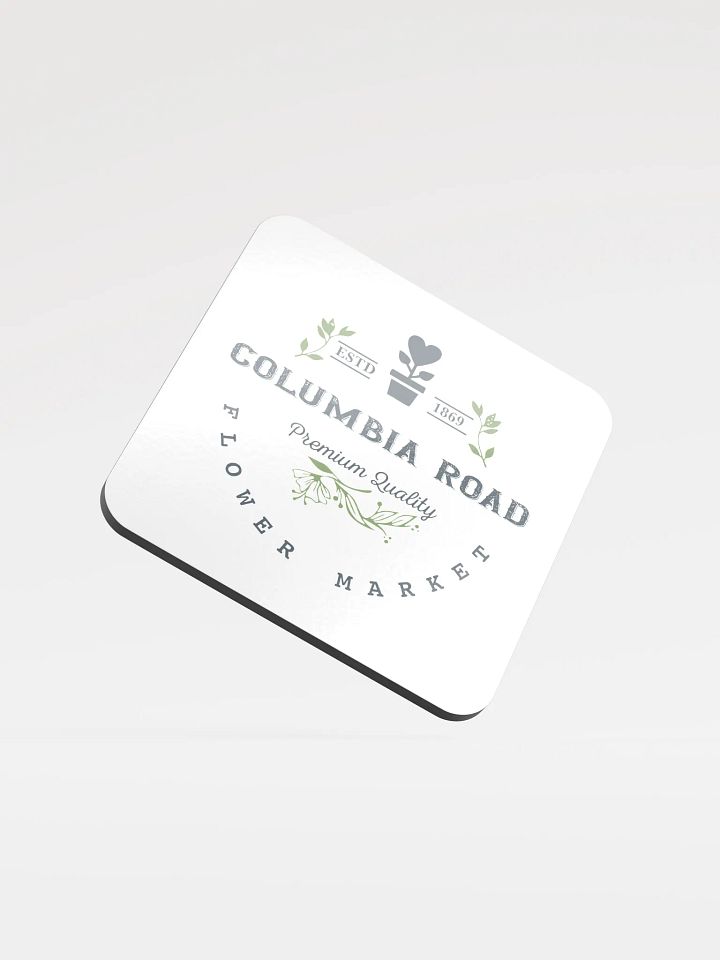 Columbia Road Market Cork Coaster (White) product image (1)