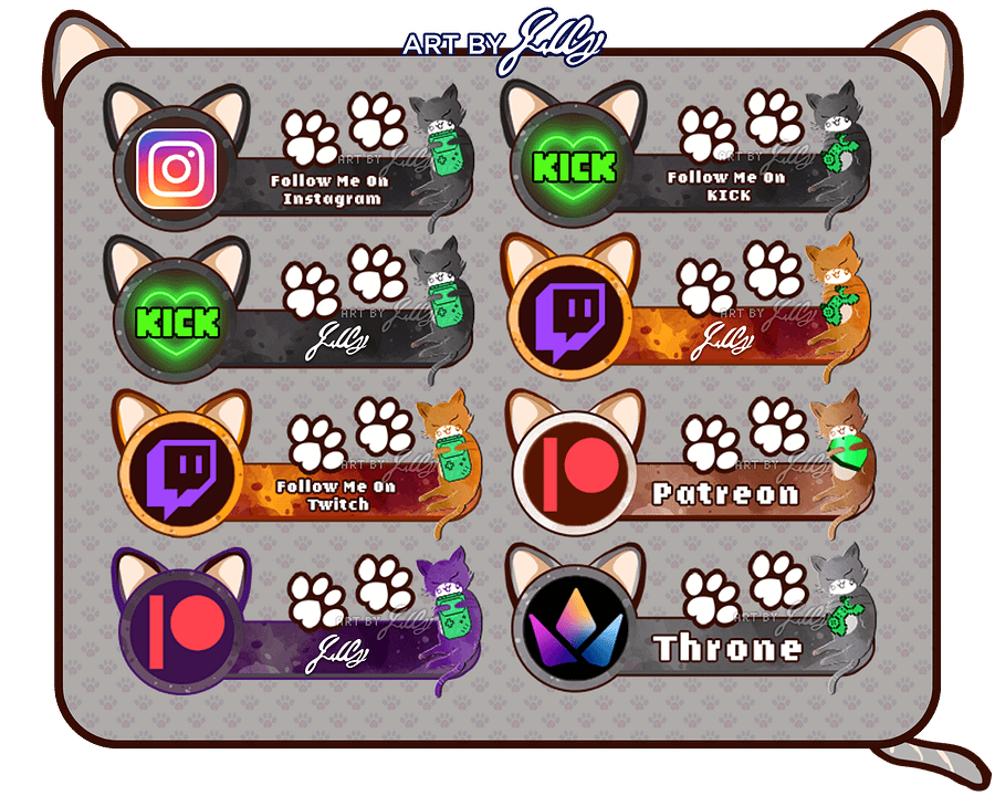 Gaming Kitty Streamer Panels product image (6)