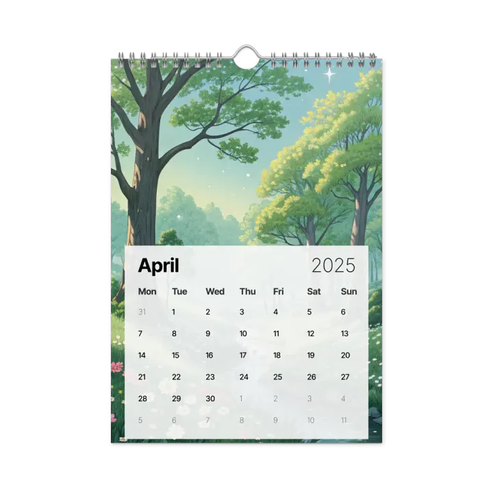 MAGICAL ANIME SEASONS WALL CALENDAR 2025 product image (1)