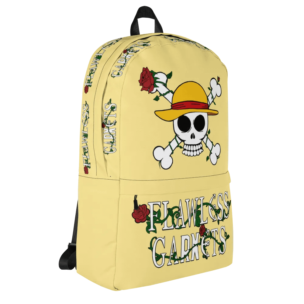 Flawless Garnets ONE PIECE Backpack Design 2 Yellow product image (8)