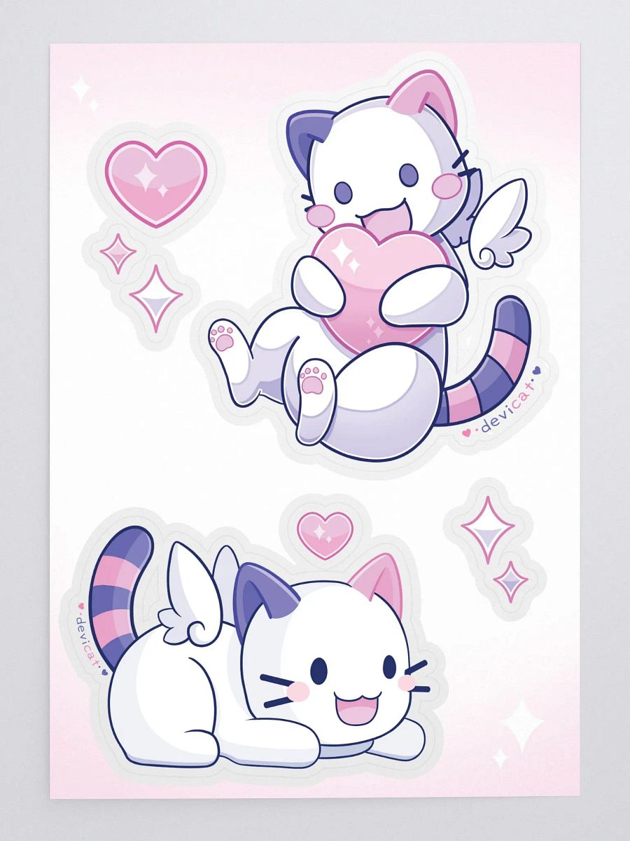 Sticker Sheet • CandiCat Valentine product image (3)