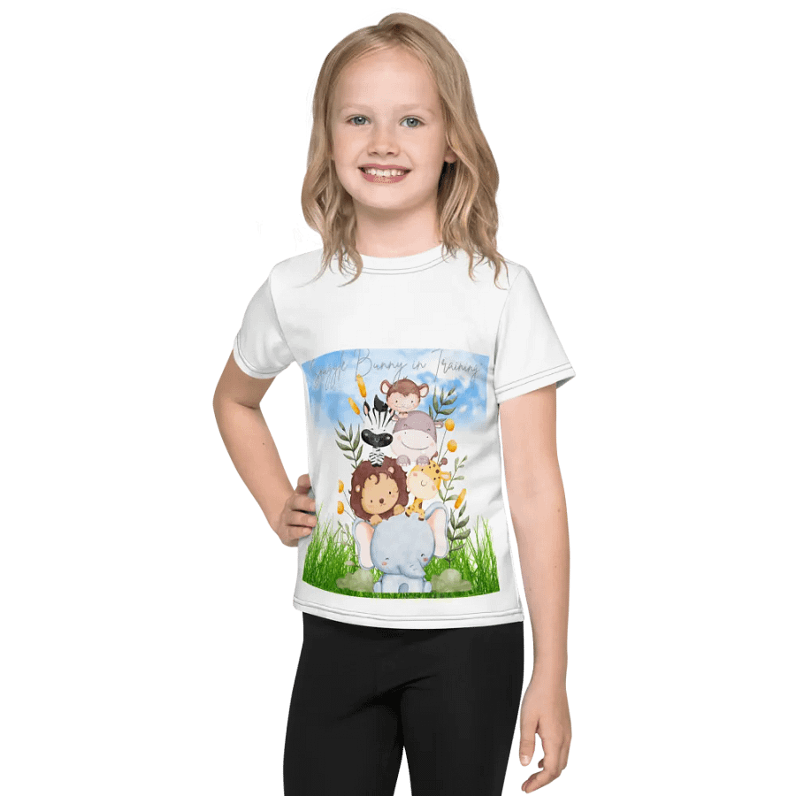Snuggle Bunny in Training All-Over Print Kids T-Shirt product image (1)