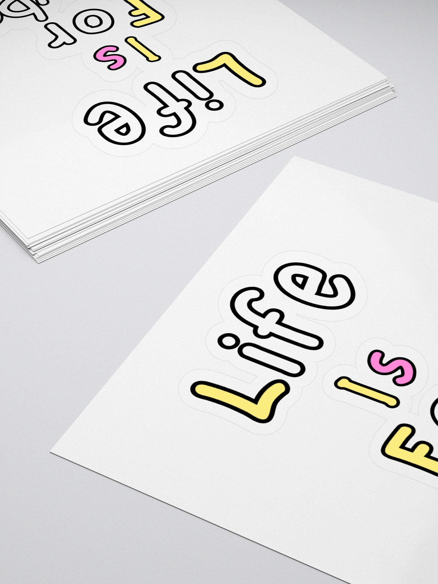 Vibrant Life Kiss Cut Stickers product image (4)