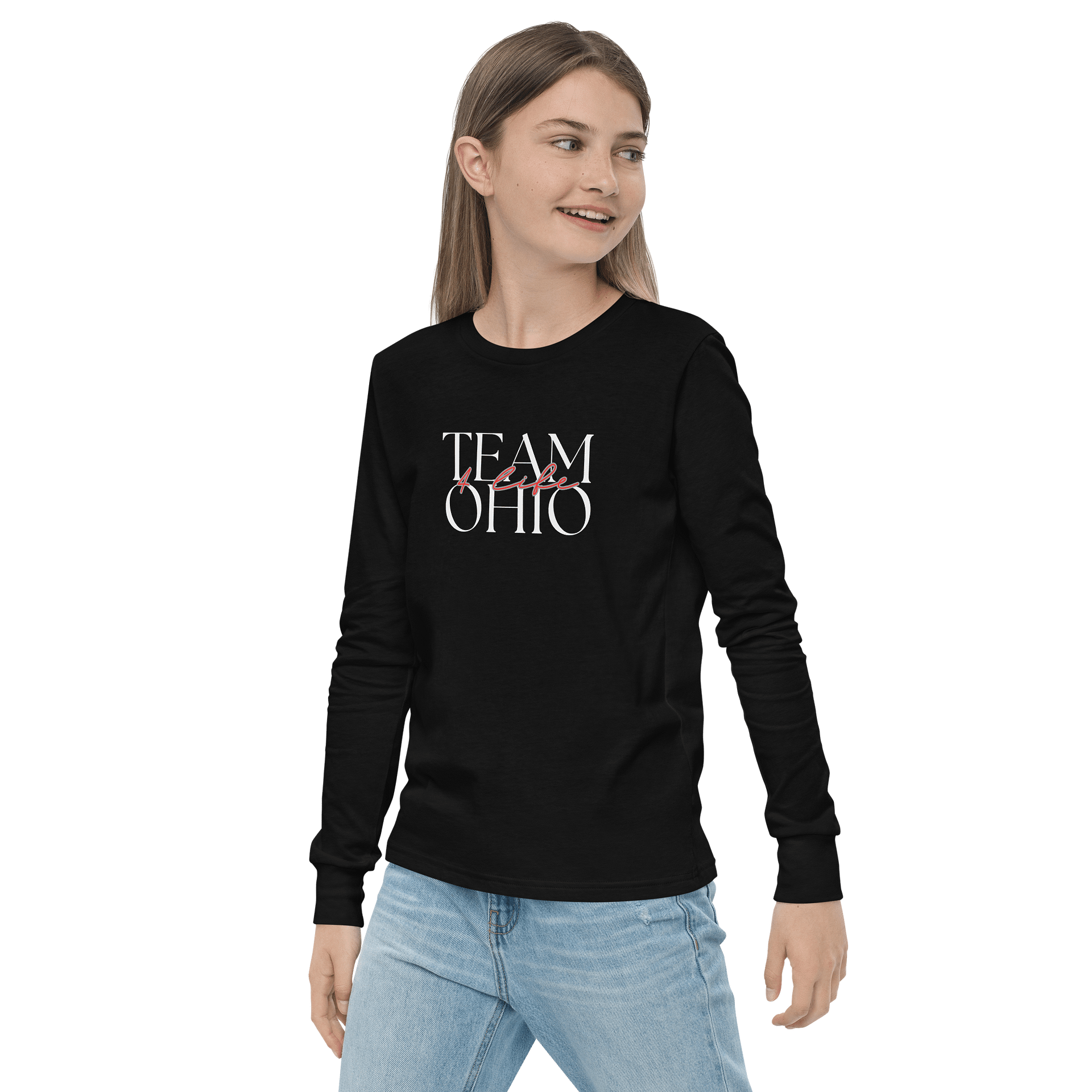 TEAM OHIO 4 Life Youth Long Sleeve T-Shirt product image (3)