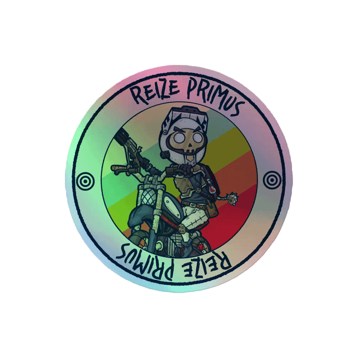 Reize Primus Logo Holographic Sticker product image (2)
