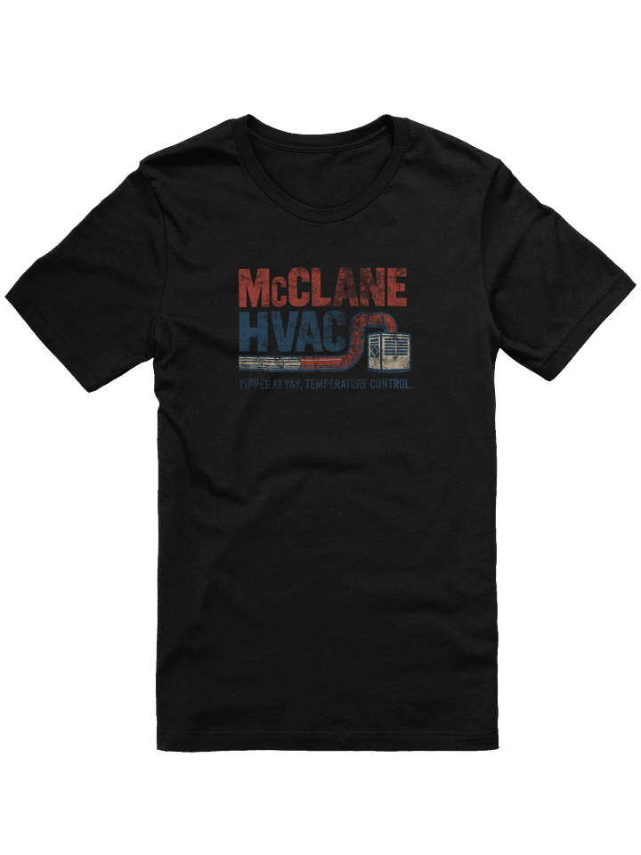 McClane HVAC T-Shirt – Funny Die Hard Parody Work Shirt product image (1)