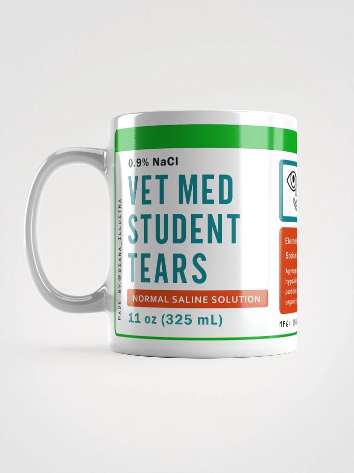"Vet Med student tears mug" Ceramic mug product image (1)