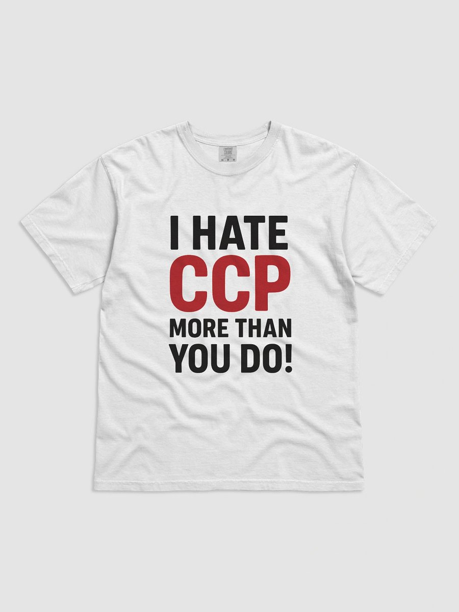 【限量版】I HATE CCP 系列T恤衫-淺色系列 product image (49)