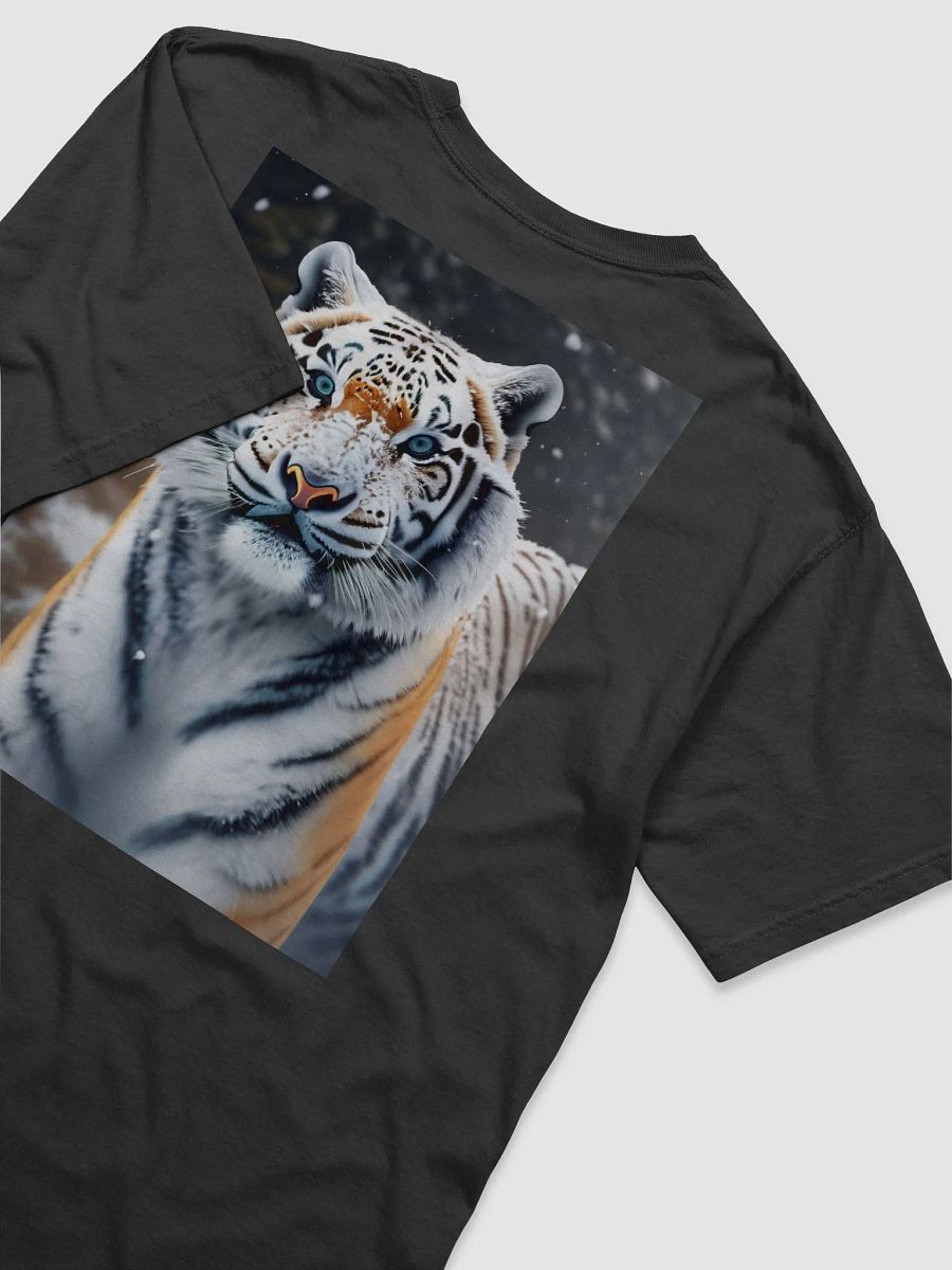 Channel Your Inner Strength: Breathtaking Snow Tiger Tee product image (4)
