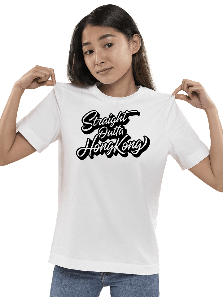 STRAIGHT OUTTA HONG KONG (Outline) Unisex T-shirt product image (6)