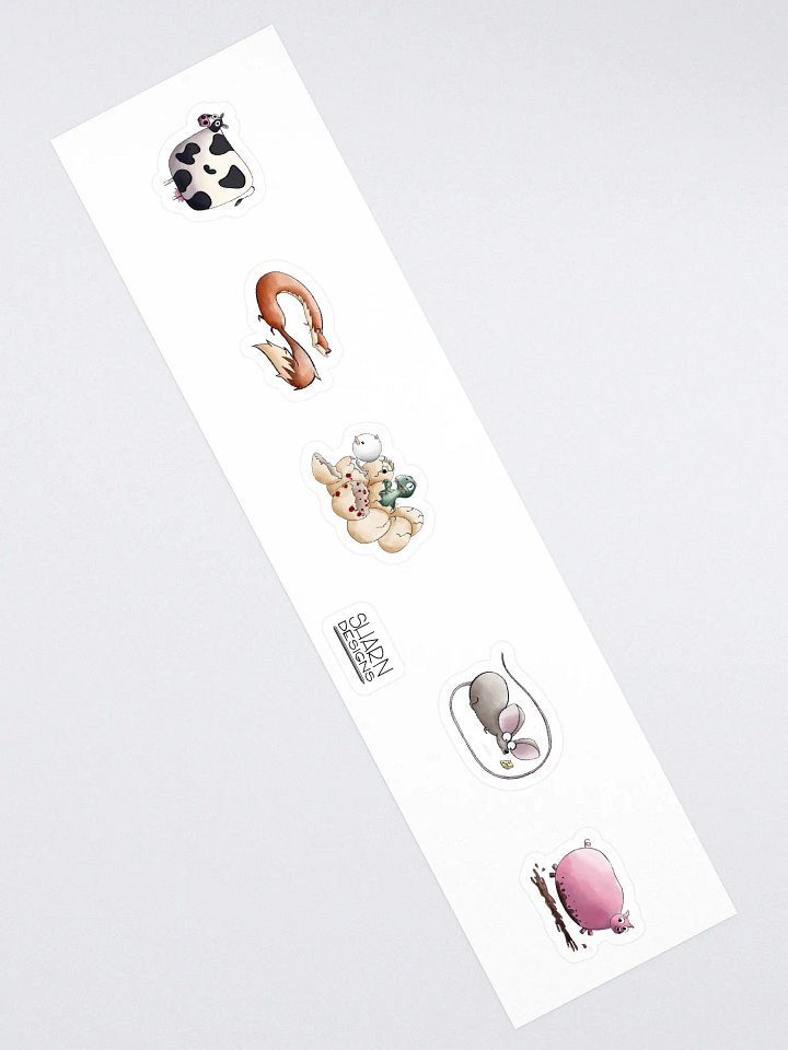 Impossible Farm Animals Kiss Cut Stickers Set 1 product image (2)