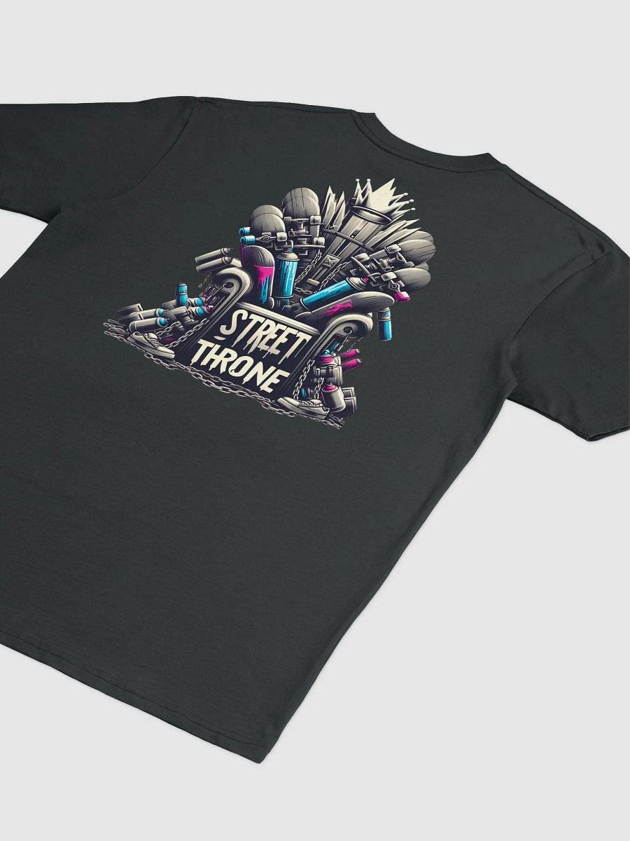 Street Throne Men's Boxy Black T-Shirt product image (4)