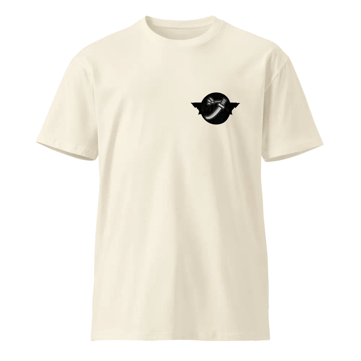 I'm A Long Sword Main MHN Emblem Unisex T-Shirt White/Natural product image (1)