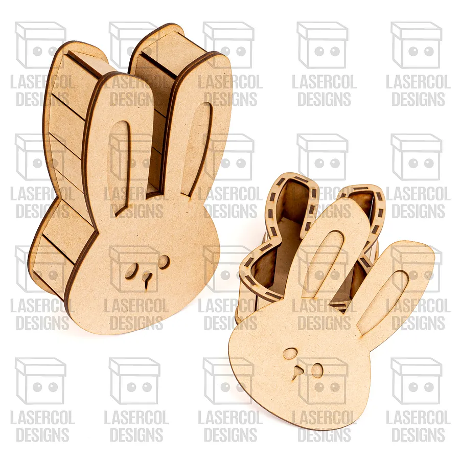 Easter Bunny Shaped Boxes Set 3 - Laser Cut Files product image (7)