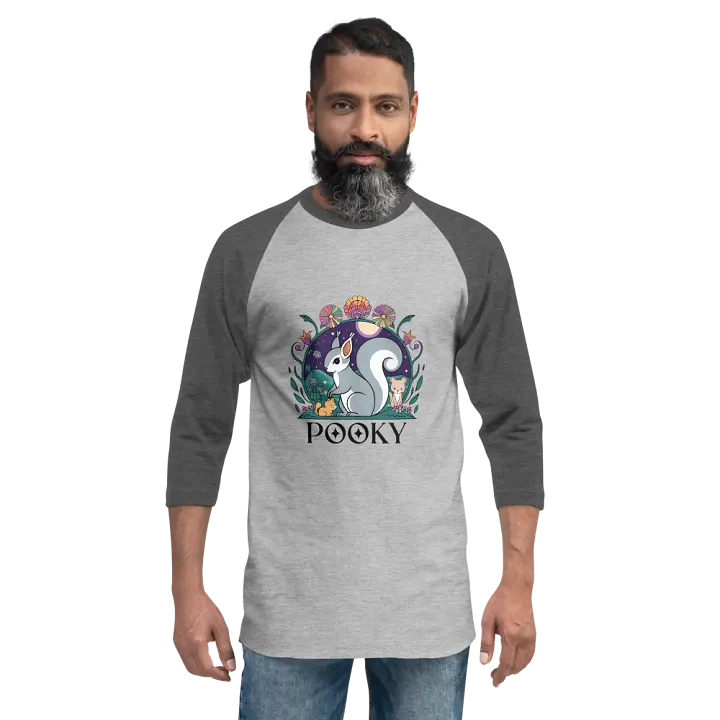 Pooky's Nighttime Adventure Raglan Tee product image (2)
