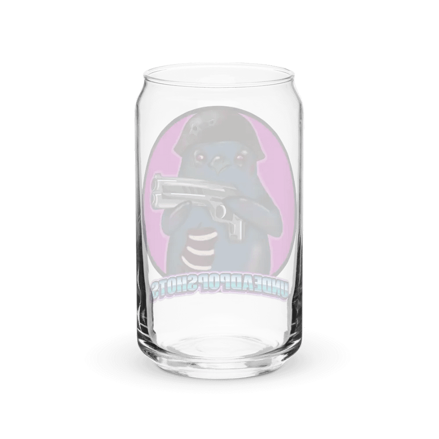 UndeadPopShots Penguin Can-Shaped Glass Logo Color Dark Pink product image (38)