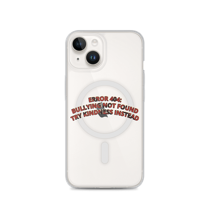 Kindness 404 iPhone® Clear Case product image (4)