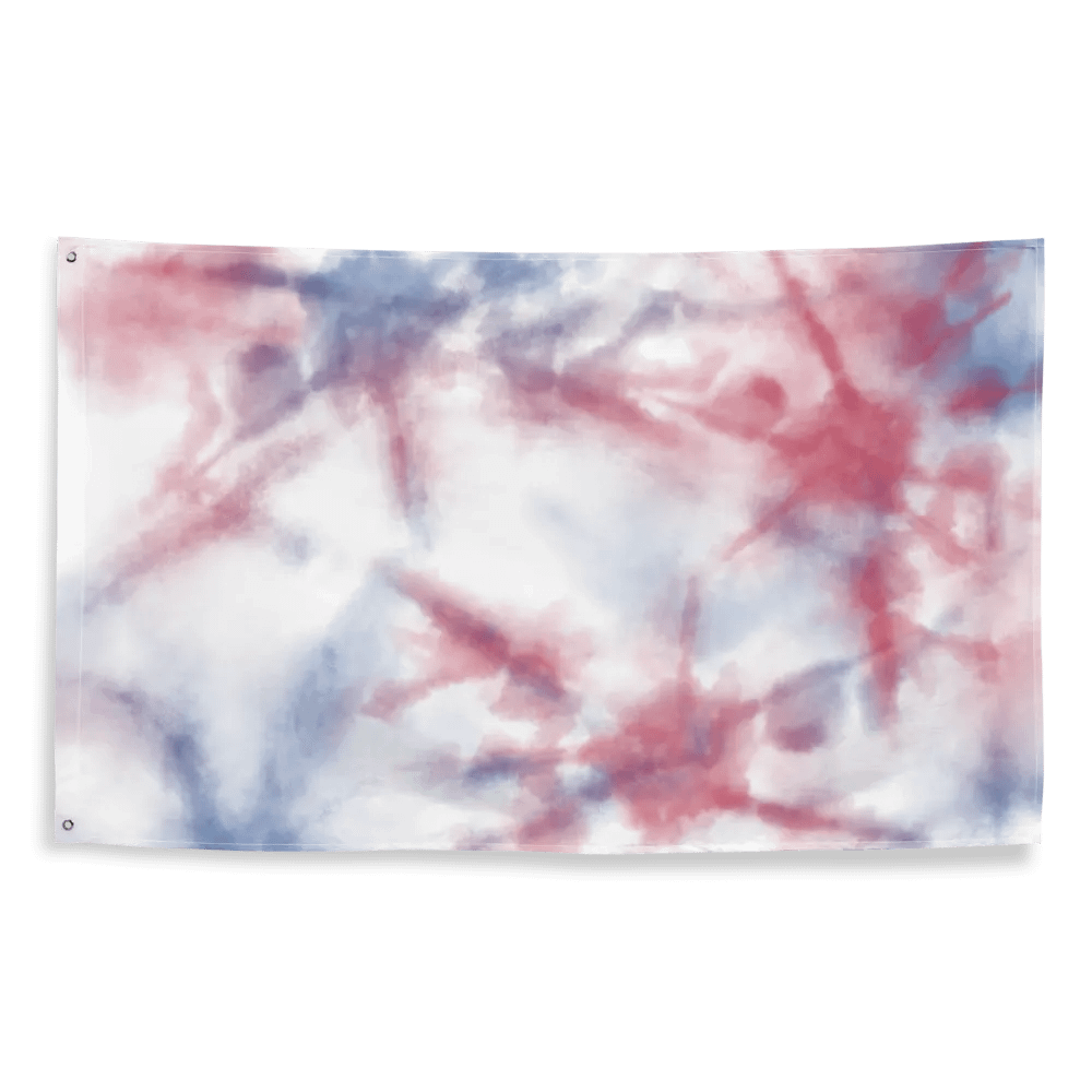 Vibrant Chaos All-Over Flag product image (2)
