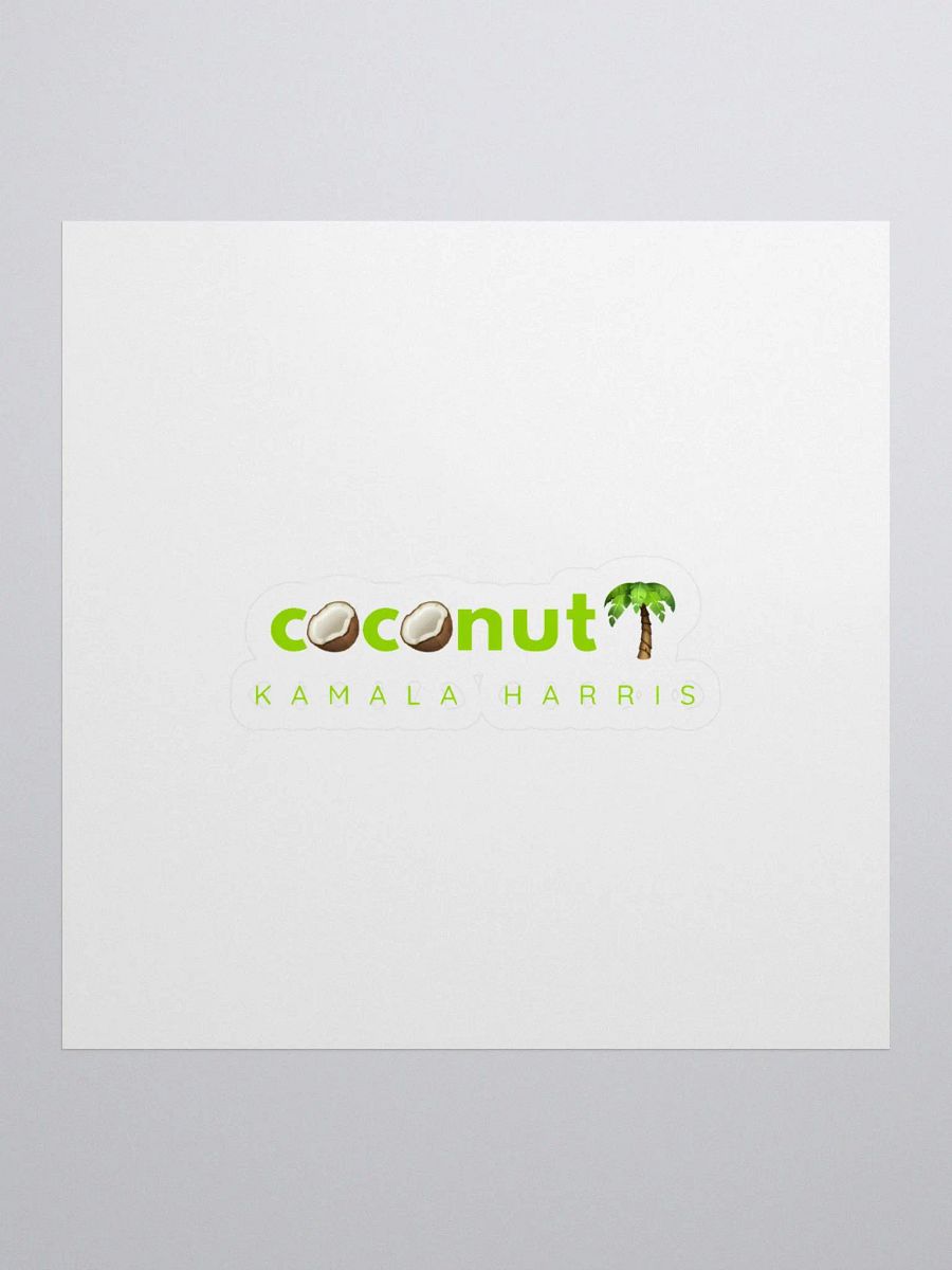 Coconut-themed Kiss Cut Stickers product image (1)