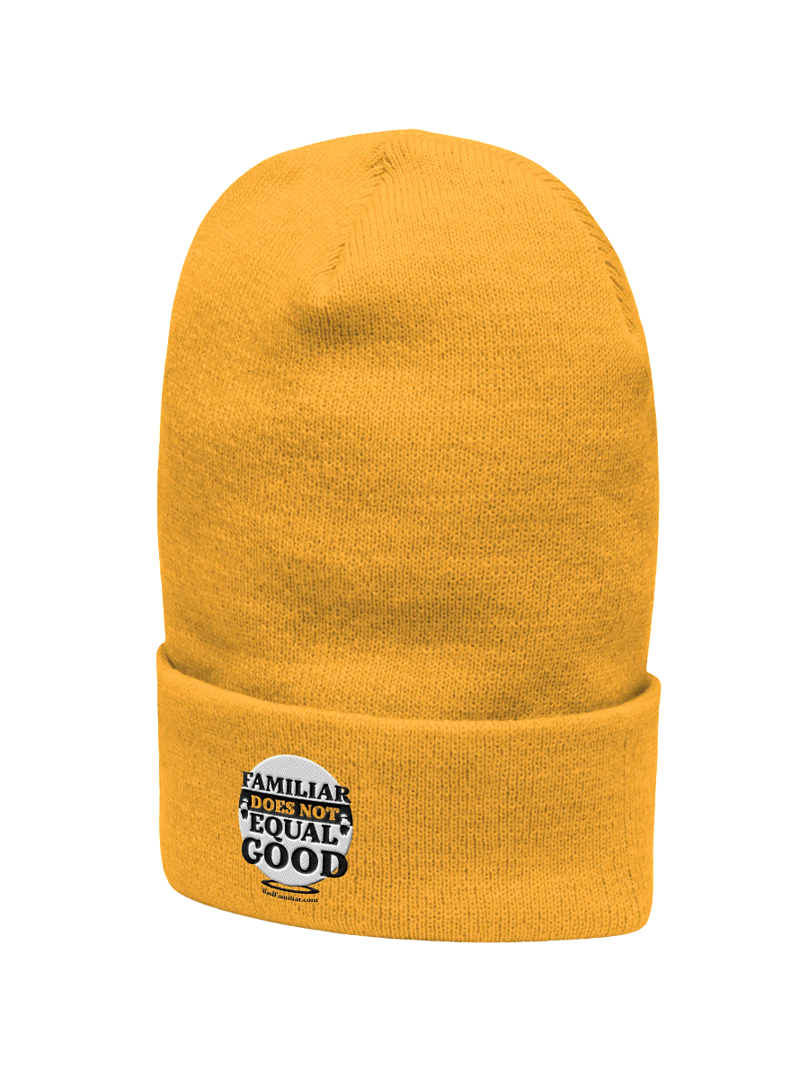Familiar Does Not Equal Good - Cuffed Beanie product image (19)