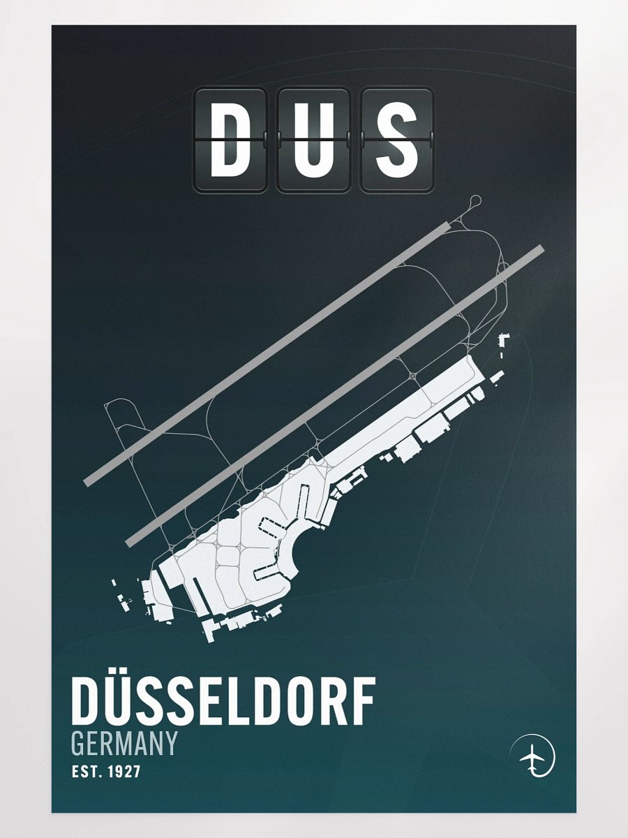 Dusseldorf DUS Poster product image (1)
