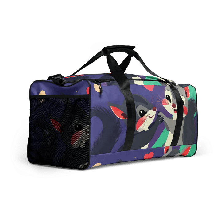 Whimsical Squirrel Adventure Duffle Bag product image (2)