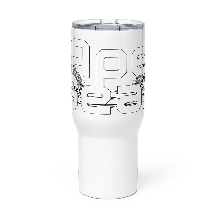 White HApex Gear Black Logo Travel Mug with a Handle product image (2)