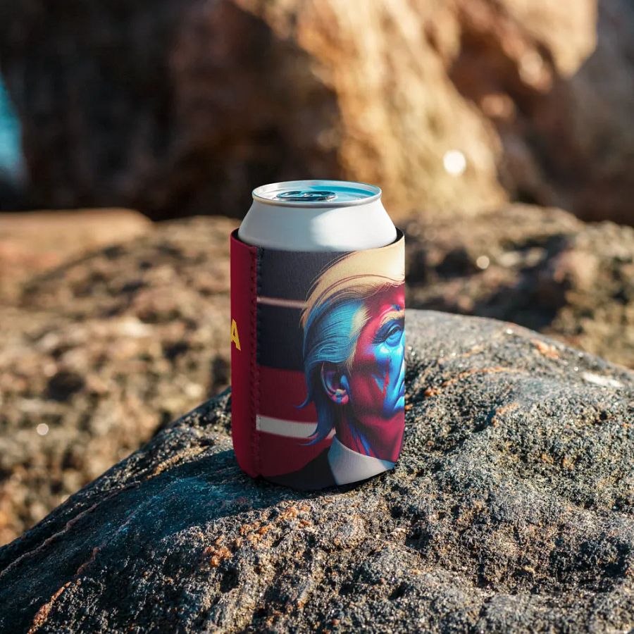 Blue and Red Can Cooler product image (9)