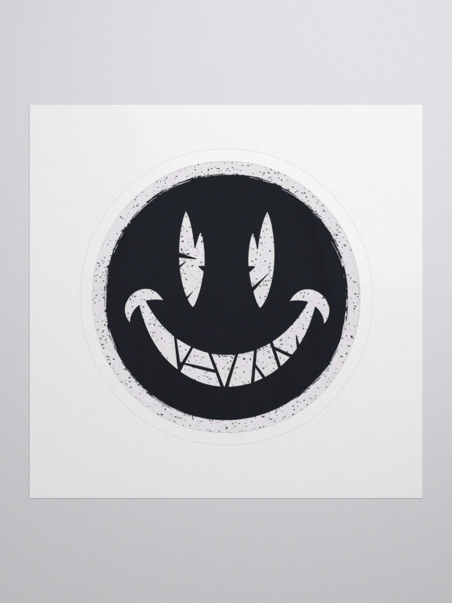 Mischievous Fragmented Smiley Face Stickers product image (1)