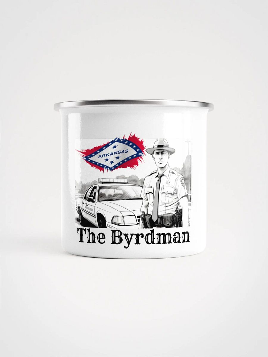 Arkansas Police Enamel Mug - The "Byrdman" product image (1)