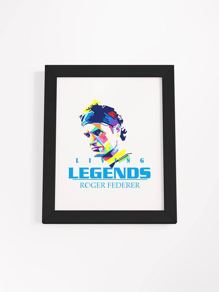 Geometric Legend: Roger Federer Poster product image (3)