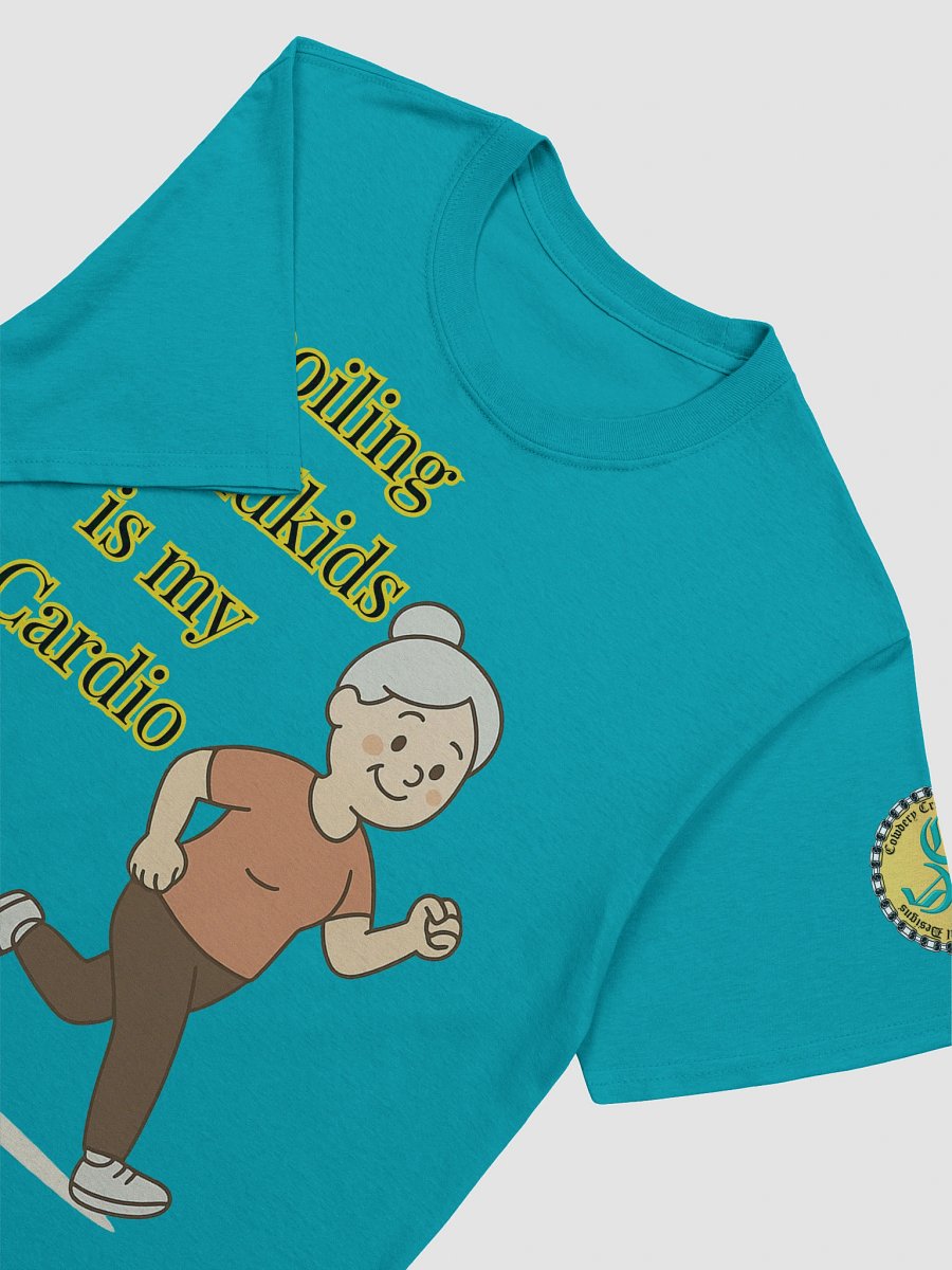 Spoiling Grandkids is my Cardio (Female) Gildan Unisex Softstyle T-Shirt Light Colors product image (77)