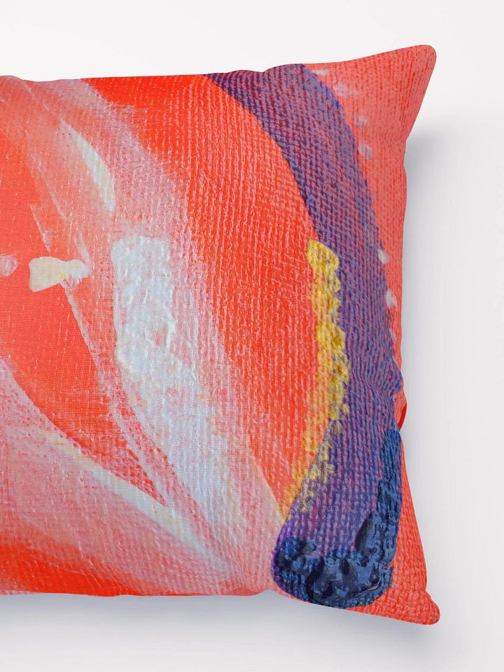 Trendy Red, White and Blue With Yellow Accent Decorative Throw Pillow product image (4)