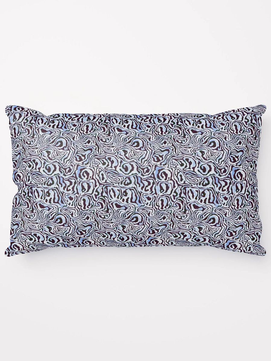 Blue Black Snake Pattern Pillow product image (14)