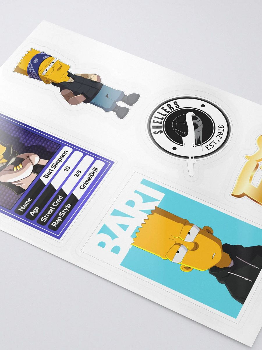 Bart FITS Sticker Set product image (3)