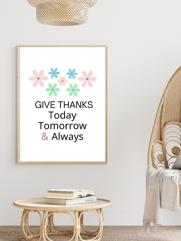 Give Thanks Printable Wall Art product image (1)
