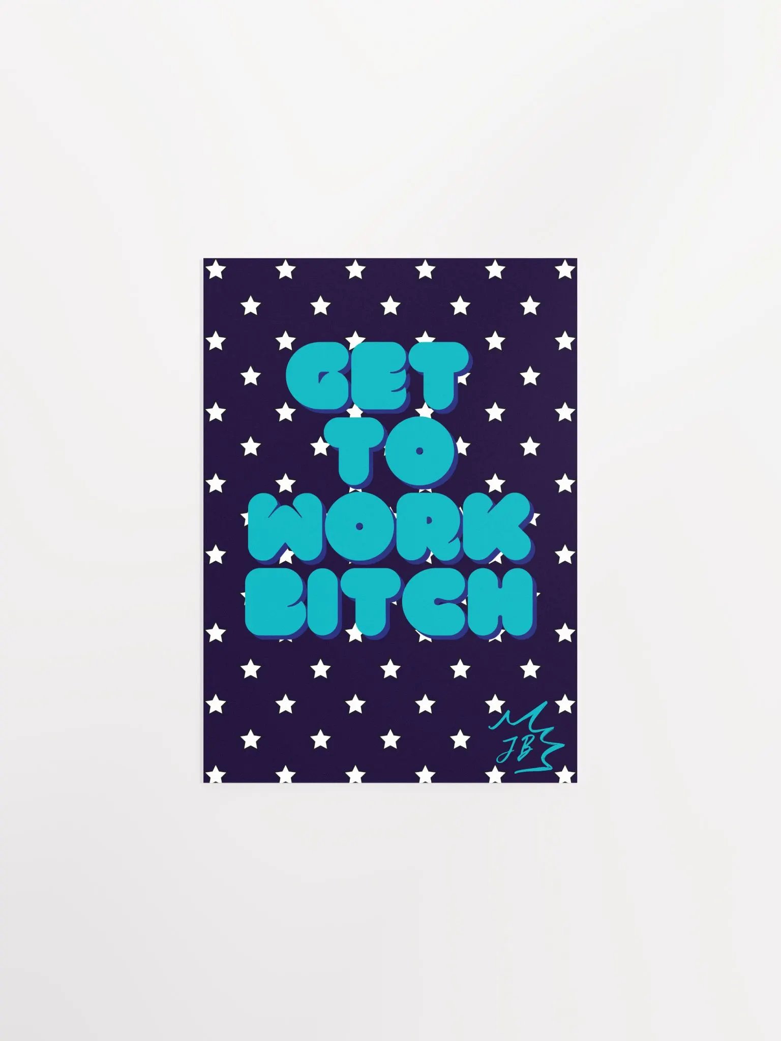 Get to Work Postcard product image (1)