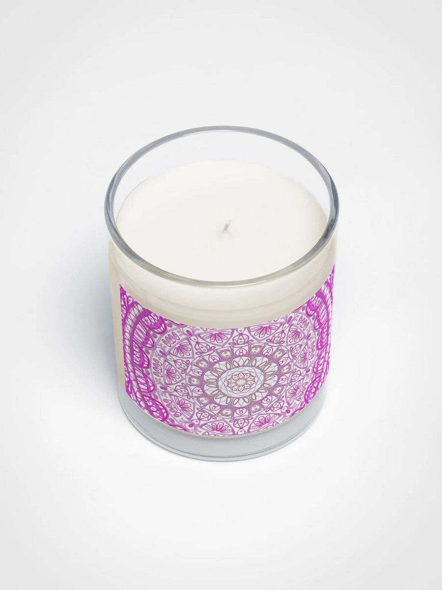 Magenta Mandala Bliss Soy Wax Candle product image (3)