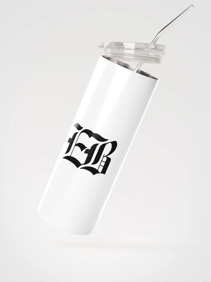 Classy: EB White cup with straw product image (2)