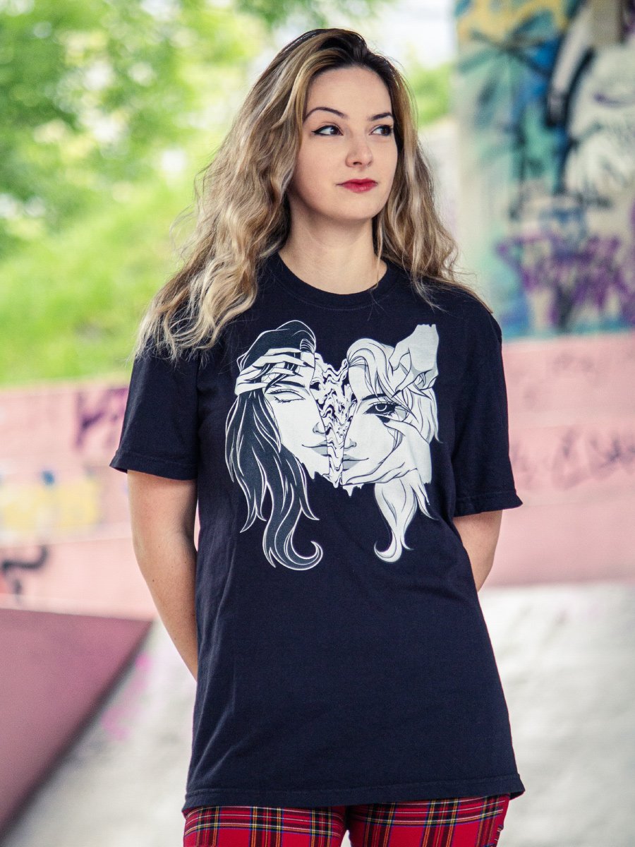Shattered T-Shirt (Black) product image (1)