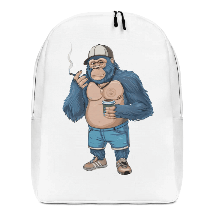 Blue Gorilla Minimalist Backpack product image (1)